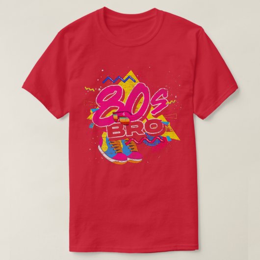 Bro Costume Party 1980s Music Lover Ei T-shirt (Design voorkant)