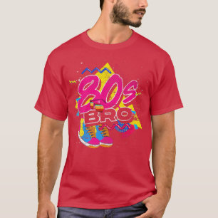 Bro  Costume Party 1980s Music Lover Ei T-shirt