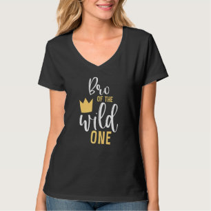 Bro De Wilde Een Matching 1e Verjaardag Eerste Din T-shirt