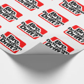 Bro, drijf je zelfs? cadeaupapier (Hoek)