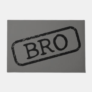 "Bro" Gestampt en goedgekeurd Deurmat