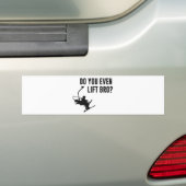Bro, Heb je zelfs een skilift? Bumpersticker (Op auto)
