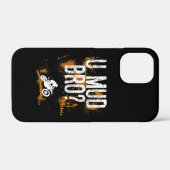 Bro Homie Dude Motorcycles Mudding Case-Mate iPhone Case (Achterkant (horizontaal))
