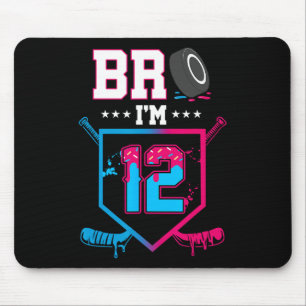 Bro ik ben 12 jaar oud Hockey Ijs Drip 12e Verjaar Muismat
