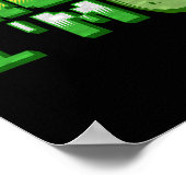 Bro ik ben 6 Gamer Boy Pixel Nummer Zesde Verjaard Poster (Hoek)