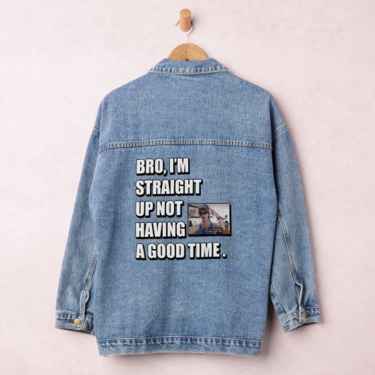 BRO, IK HEB GEEN PLEZIER DENIM JACKET (Hangar)