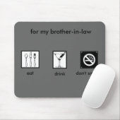 Bro-in-law stop roken! muismat (Met muis)