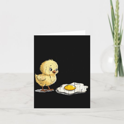 Bro Is That You, Funny Chick And Egg  Kaart (Voorkant)
