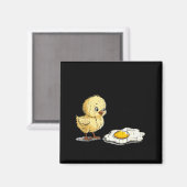 Bro Is That You, Funny Chick And Egg  Magneet (Voorkant / Achterkant)
