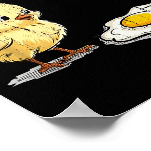 Bro Is That You, Funny Chick And Egg Poster (Hoek)