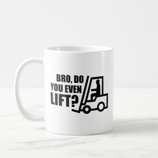 Bro, lieg je zelfs? KoffieMok (Links)