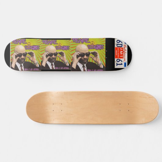 BRO NUM PEACE TEKENT Skateboard (Horizontaal)