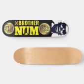 BRO NUM RASTADUB Skateboard (Horizontaal)