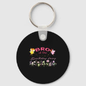 Bro Of The Birthday Fairy Little Girl Magical Fami Sleutelhanger (Voorkant)