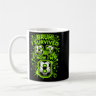 Bro Overleefde 6 7 8 Voetballer 8e Verjaardag Koffiemok