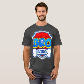 Bro Patrol Hond Grappig Gift Verjaardagsfeestje T-shirt (Voorkant volledig)