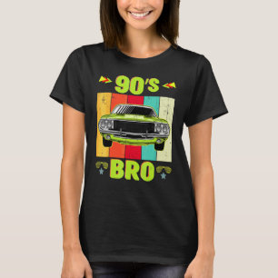 Bro Retro  90s Klassieke auto thema P T-shirt