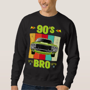 Bro Retro  90s Klassieke auto thema P Trui