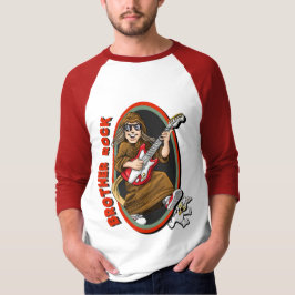 Bro Rock met Bosco Mannen Baseball T T-shirt