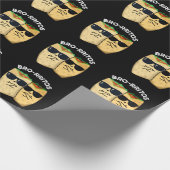 Bro-rritos Funny Burrito Pun Dark BG Cadeaupapier (Hoek)