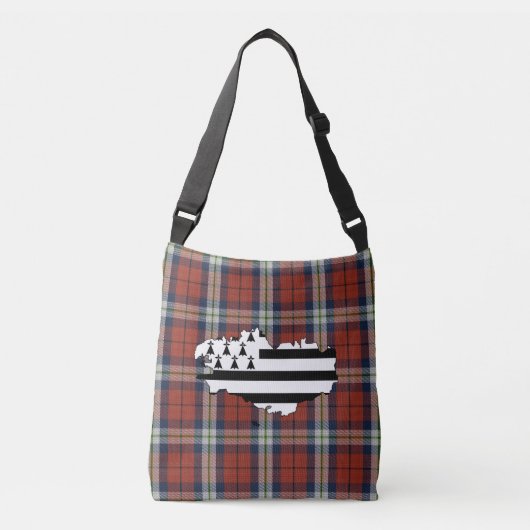 Bro Sant Malou Tartan Crossbody Tas (Voorkant)