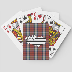 Bro Sant Malou Tartan Pokerkaarten