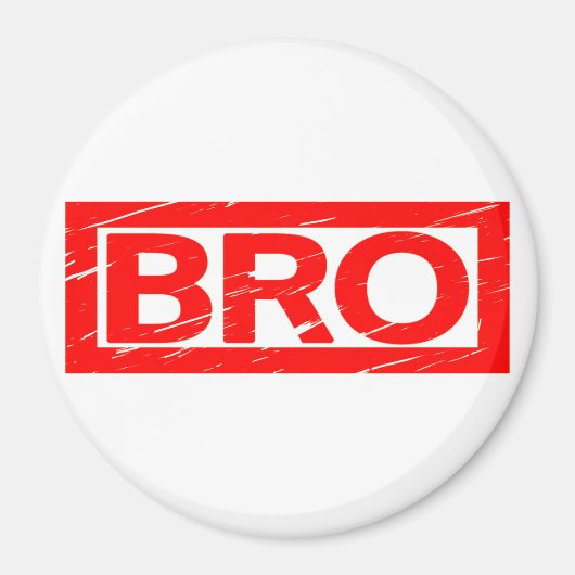 Bro Stempel Magneet (Voorkant)