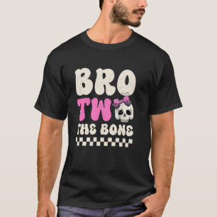 Bro Two De Bone Halloween 2e Verjaardag Meisje Fam T-shirt