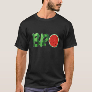 Bro Watermeloen Bijpassende Familie Zomer Fruit Br T-shirt