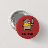 Bro-Wulf Button (Voorkant /achterkant)