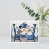 Broad Bean Soup, Jessie Willcox Smith Briefkaart (Staand voorkant)