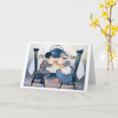 Broad Bean Soup, Jessie Willcox Smith Kaart (Gele Bloem)