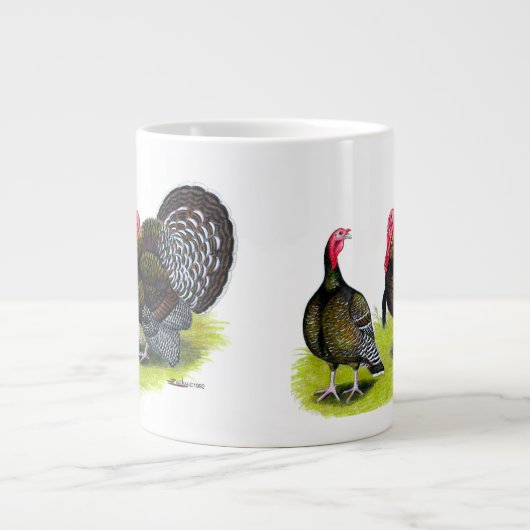 Broad Breasted Bronze Grote Koffiekop (Voorkant)