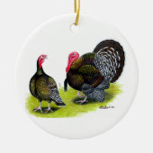 Broad Breasted Bronze Keramisch Ornament (Voorkant)