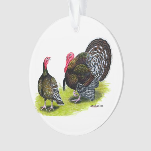 Broad Breasted Bronze Ornament (voorkant)