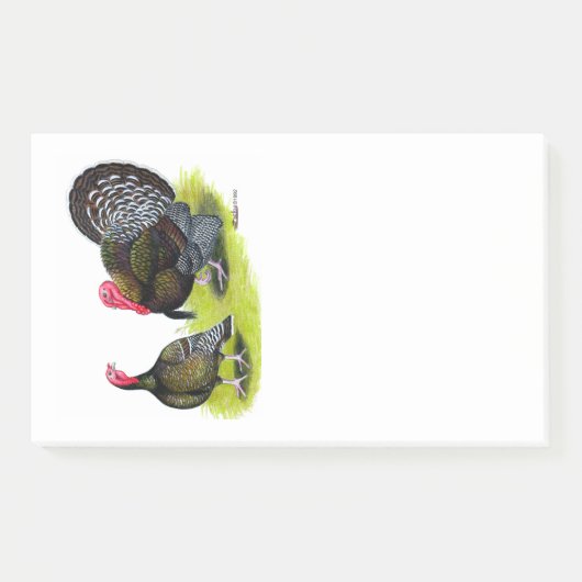 Broad Breasted Bronze Post-it® Notes (Voorkant)