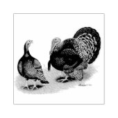 Broad Breasted Bronze Rubberstempel (Afrduk)