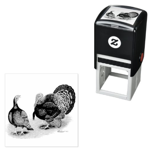 Broad Breasted Bronze Zelfinktende Stempel (In situ)