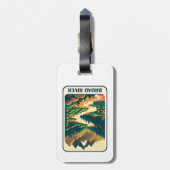 Broad River North Carolina South Carolina Kleuren Bagagelabel (Achterkant verticaal)