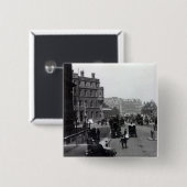 Broad Sanctuary, Westminster Vierkante Button 5,1 Cm (Voorkant /achterkant)