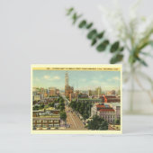 Broad St., Columbus, Vintage Ohio Briefkaart (Staand voorkant)