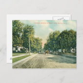 Broad St., Red Bank, NJ 1910 Vintage Briefkaart (Voorkant / Achterkant)