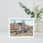 Broad St, Richmond, Virginia, Vintage Briefkaart (Staand voorkant)