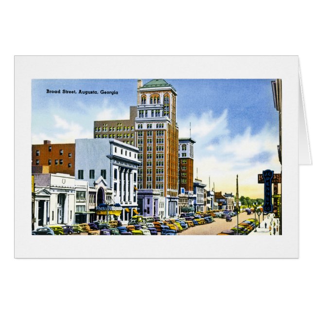 Broad Street, Augusta, Georgia (Voorkant Horizontaal)