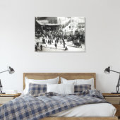 Broad Street Railway Station, Londen, c.1890 Canvas Afdruk (Insitu (Slaapkamer))