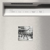 Broad Street Railway Station, Londen, c.1890 Magneet (Insitu (Vaatwasser))