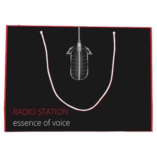 Broadcast Gift Bag Groot Cadeauzakje (Achterkant)