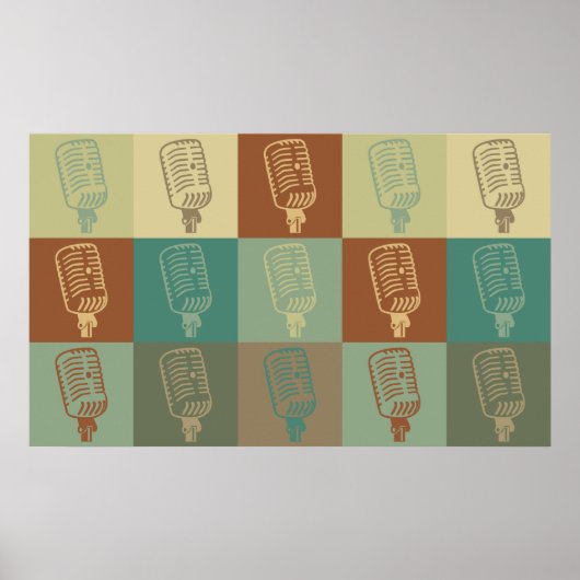 Broadcasting Pop Art Poster (Voorkant)