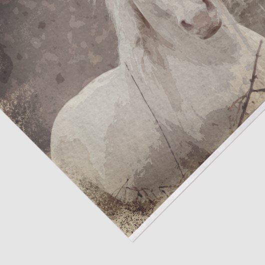 Broadfoot Stallion 18 ob. Weefselontkoppelpapier Tissuepapier (Detail)