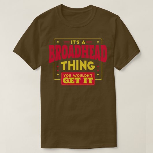 Broadhead T-shirt (Design voorkant)